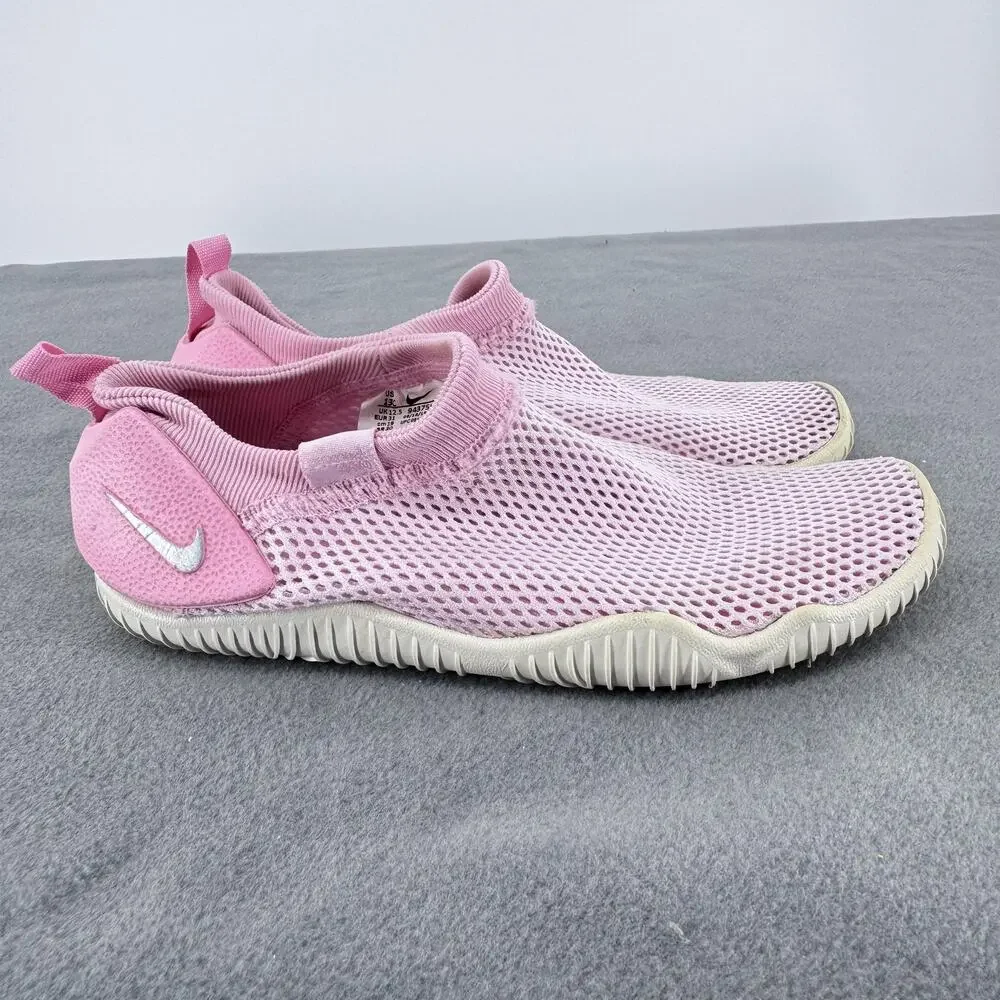 Nike‎ Aqua Sock 360 Shoes Kids Size 13C Pink Slip On Mesh Water Swim 943758-606